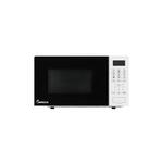 Impecca CM-0776W 18" Countertop Microwave with 0.7 cu. ft. Capacity, 700 Watts Cooking Power, Add 30 Second and Child Lock in White