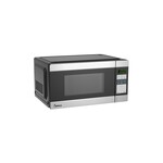 Impecca CM1101ST 21" Countertop Microwave with 1.1 cu. ft. Capacity, 1000 Watts Cooking Power, Add 30 Seconds and Kitchen Timer (Stainless Steel)