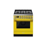 Smeg CPF30UGGYW 30 inch Portofino Series All-Gas Range with 3.6 cu. ft. Oven Capacity, 4 Burners, Convection  (Yellow)