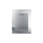 Summit DW244SSADA 24" Built-In Dishwasher with 10 Place Settings, Adjustable Top Rack, 8 Wash Programs, ADA Compliant and Energy Star Certified (Stainless Steel)