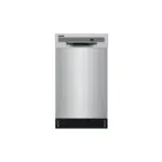 Frigidaire FFBD1831US 18" Full Console Built-In Dishwasher with 8 Place Settings  (Stainless Steel)