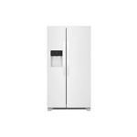 Frigidaire FRSS2623AW 36" Standard Depth Side by Side Refrigerator with 25.6 Cu. Ft. Capacity, Energy Star, NSF Certified (White)