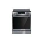 Frigidaire GCFE3060BD 30" Gallery Series Freestanding Electric Range 5 Elements with 6.2 cu. ft. Oven Capacity, Air Fry, Convection, Sabbath Mode (Black Stainless Steel)