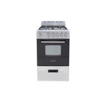 Avanti GR2013CSS 20" Freestanding Gas Range with 4 Sealed Burners, 2.1 cu. ft. Oven Capacity, Storage Drawer (Stainless Steel)