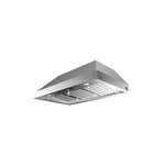 Faber INPL3019SSNBB Inca Pro Plus 30" Range Hood Insert with 1200 CFM Capable (Blower Not Included), Stainless Steel Baffle Filters, LED Lighting, in Stainless Steel