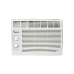 Impecca IWA05KM15 17" Window Air Conditioner with 5000 Cooling BTU, 150 sq. ft. Cooling Area, 234 CFM and 2 Cooling/2 Fan Speed, in White