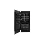 JennAir JBRFL36IGX 36" Built-In Smart Column Refrigerator with 20 cu. ft. Capacity, Obsidian Interior, Energy Star, in Panel Ready (Left Hinge)