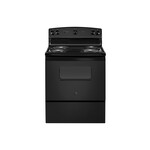 GE JBS160DMBB 30" Freestanding Electric Range with 4 Coil Elements, 5 cu. ft. Oven Capacity, Storage Drawer and Sensi-Temp Technology (Black)