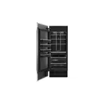 JennAir JBZFL30IGX 30" Built-In Smart Column Freezer with 17 cu. ft. Capacity, Obsidian Interior, DeepFreeze Mode, in Panel Ready (Left Hinge)