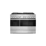 JennAir JDRP648HM 48" NOIR Smart Dual Fuel Professional Range with 6.3 cu. ft. Total Capacity, 6 Burners, Grill, Dual-Fan Convection and Sabbath Mode in Stainless Steel