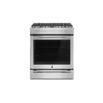 JennAir JDS1450ML 30 inch Dual Fuel Slide-In Range with 5 Burners, 6.8 cu. ft. Oven Capacity with True Convection, Baking Drawer, Air Fry, AquaLift Self-Cleaning Technology, in Stainless Steel