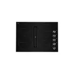 JennAir JED3430GB 30" Electric Downdraft Cooktop with 4 Elements, Perimetric Extraction, DuraFinish Glass Protection, and Hot Surface Indicator Light (Black)