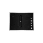 JennAir JED3430GS 30" Electric Downdraft Cooktop with 4 Elements, Perimetric Extraction, DuraFinish Glass Protection, and Hot Surface Indicator Light (Stainless Steel)