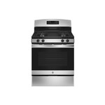 GE JGB635REKSS 30" Freestanding Gas Range with 4 Burners, 5 cu. ft. Oven Capacity (Stainless Steel)