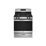 GE JGBS60REKSS 30" Freestanding Gas Range with 4 Burners, 4.8 cu. ft. Oven Capacity and Broiler Drawer  (Stainless Steel)