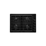 JennAir JGD3430GB 30" Gas Downdraft Cooktop with 4 Sealed Burners, Knob Controls, 17000 BTU Ultra-High Output Burner, and Melt Cap (Black)