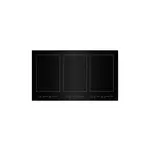 JennAir JIC4736HB 36" Induction Flex Cooktop with 6 Elements, Bridge Function, Emotive Controls, and Magnetic Induction (Floating Glass Black)