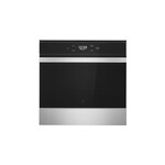 JennAir JJW2424HM 24" NOIR Smart Electric Single Wall Oven with 2.6 cu. ft. Capacity, ADA Compliant, Remote Access, True Convection, Porcelain Interior, in Floating Glass Black