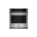 JennAir JJW2427LL 27" RISE Single Wall Oven with 4.3 cu. ft. Capacity, MultiMode Convection System, 4.3" LCD Color Display, Cinematic Lighting, in Stainless Steel