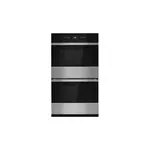 JennAir JJW2830LM 30" NOIR Double Wall Oven with 10 cu. ft. Total Capacity, MultiMode Convection System, 4.3" LCD Color Display, Cinematic Lighting, in Floating Glass Black