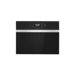 JennAir JMC6224HM 24" NOIR Speed Oven with 1.4 cu. ft. Capacity, Smart Connectivity, True Convection and Halogen Lighting in Floating Glass Black