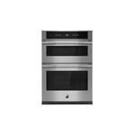 JennAir JMW2430LL 30" RISE Combination Microwave/Wall Oven with 6.4 cu. ft. Total Capacity, MultiMode Convection System, 4.3" LCD Color Display, Cinematic Lighting, in Stainless Steel