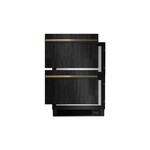 JennAir JUCFP242HX 24" Double Drawer Refrigerator/Freezer with 4.7 cu. ft. Capacity, Obsidian Interior, LED Lighting, in Panel Ready