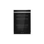 JennAir JUGFR242HM 24" NOIR Under Counter Glass Door Refrigerator with 5.2 cu. ft. Capacity, Obsidian Interior and LED Lighting in Black (Right Hinge)