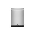 JennAir JURFR242HL 24" RISE Under Counter Refrigerator with 5 cu. ft. Capacity and Obsidian Interior in Stainless Steel (Right Hinge)