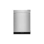 JennAir JURFR242HM 24" NOIR Under Counter Refrigerator with 5 cu. ft. Capacity and Obsidian Interior in Stainless Steel (Right Hinge)