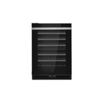 JennAir JUWFL242HM 24" NOIR Built-In Undercounter Wine Cellar with 45 Bottle Capacity, Independent Temperature Zones, in Black (Left Hinge)