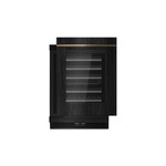 JennAir JUWFL242HX 24" Built-In Undercounter Wine Cellar with 45 Bottle Capacity, Independent Temperature Zones, in Panel Ready (Left Hinge)