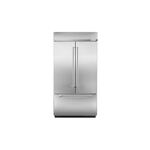 KitchenAid KBFN502ESS 42" Built-In French Door Refrigerator with 24.2 cu. ft. Storage Capacity, Adjustable Spill-Resistant Glass Shelves, LED Lighting (Stainless Steel)