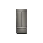 KitchenAid KBFN506EPA 36" Built-In French Door Refrigerator with 20.8 cu. ft. Storage Capacity, Preserva® Food Care System, Adjustable Spill-Resistant Glass Shelves (Panel Ready)