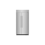 KitchenAid KBSN702MPS 42" Built-in Side-By-Side Refrigerator with 25.5 cu. ft. Capacity, Under-Shelf Prep Zone and ExtendFresh Plus Temperature Management System  (Stainless Steel with PrintShield Finish)