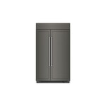 KitchenAid KBSN708MPA 48" Built-in Side-By-Side Refrigerator with 30 cu. ft. Capacity, Under-Shelf Prep Zone and ExtendFresh Plus Temperature Management System (Panel Ready)