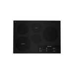 KitchenAid KCES950KBL 30" Electric Cooktop with 5 Elements, Hot Surface Indicator and Touch-Activated Controls (Black)