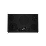 KitchenAid KCES956KBL 36" Electric Cooktop with 5 Elements, Hot Surface Indicator and Touch-Activated Controls (Black)