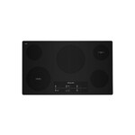 KitchenAid KCES956KSS 36" Electric Cooktop with 5 Elements, Hot Surface Indicator and Touch-Activated Controls (Stainless Steel)