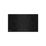 KitchenAid KCIG556JBL 36" Induction Cooktop with 5 Elements, Power Boost Function and Touch-Activated Controls (Black)