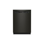 KitchenAid KDFE204KBS 24" Built-In Full Console Dishwasher with 13 Place Settings, 3rd Rack and ProWash Cycle  (Black Stainless Steel with PrintShield Finish)