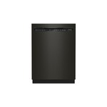 KitchenAid KDFM404KBS 24" Built-In Full Console Dishwasher with 16 Place Settings, FreeFlex Third Rack and ProWash Cycle (Black Stainless Steel with PrintShield Finish)