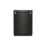 KitchenAid KDPM604KBS 24" Built-In Fully Integrated Dishwasher with 16 Place Settings, FreeFlex Third Rack and ProWash Cycle (Black Stainless Steel with PrintShield Finish)