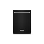 KitchenAid KDTE204KBL 24" Built-In Fully Integrated Dishwasher with 13 Place Settings, Third Rack and ProWash Cycle (Black)