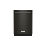 KitchenAid KDTE204KBS 24" Built-In Fully Integrated Dishwasher with 13 Place Settings, Third Rack and ProWash Cycle (Black Stainless Steel with PrintShield Finish)