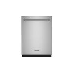 KitchenAid KDTE304RPS 24" Built-In Dishwasher with Triple Filtration System, 40+ Total Wash Jets, Heat Dry Option in PrintShield Stainless Steel