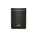 KitchenAid KDTM404KBS 24" Built-In Fully Integrated Dishwasher with 16 Place Settings, FreeFlex Third Rack and ProWash Cycle (Black Stainless Steel with PrintShield Finish)