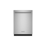 KitchenAid KDTM604KPS 24" Built-In Fully Integrated Dishwasher with 16 Place Settings, FreeFlex Third Rack and Advanced Clean Water Wash System (Stainless Steel with PrintShield Finish)