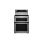 KitchenAid KFED500ESS 30" Freestanding Electric Range with 5 Elements, 6.7 Cu. Ft. Capacity and Even-Heat True Convection (Stainless Steel)