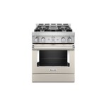 KitchenAid KFGC500JMH 30" Smart Commercial-Style Gas Range with 4 Burners, 4.1 Cu. Ft. Capacity and Even-Heat True Convection (Milkshake)